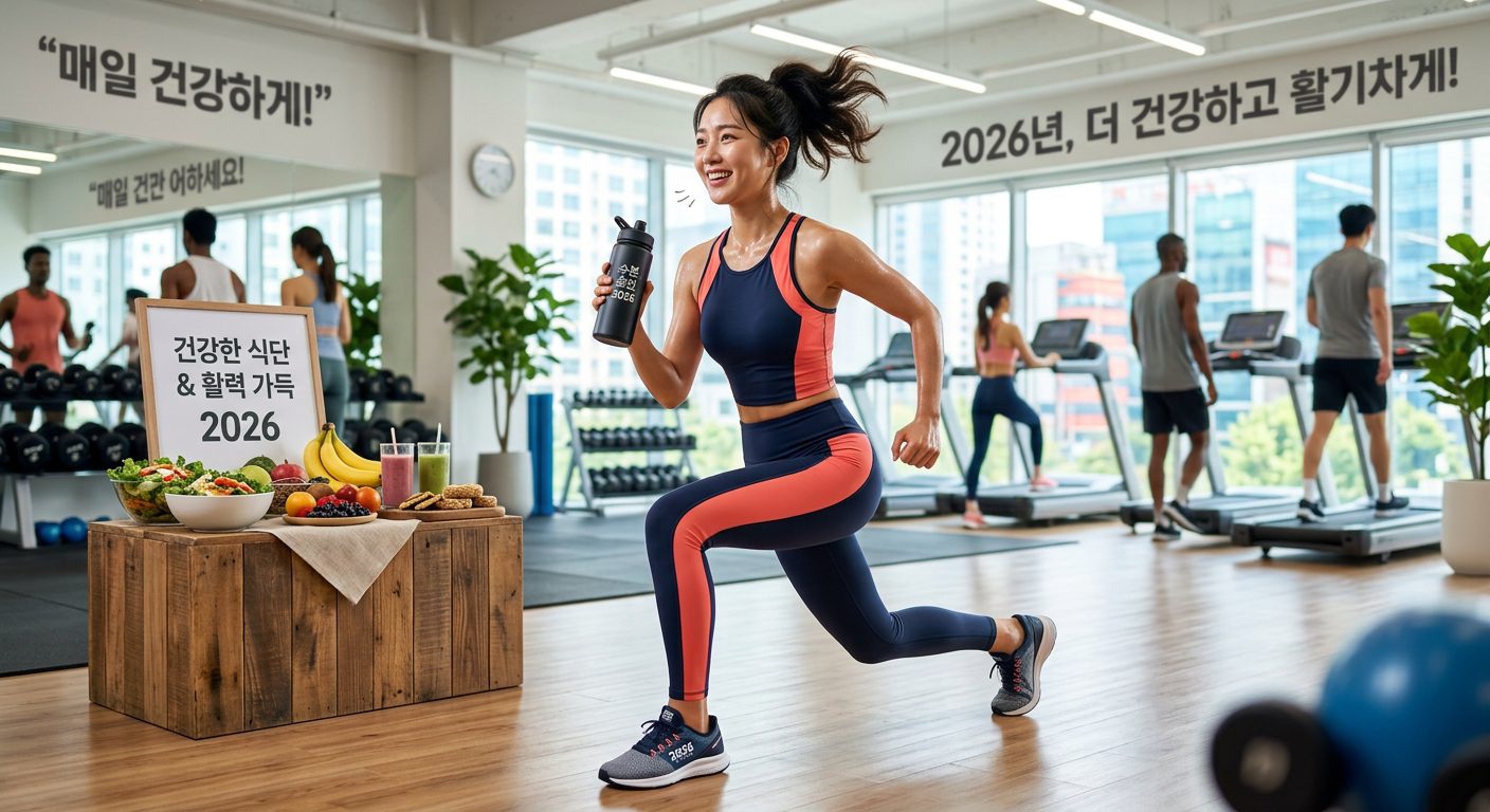 2026년 건강한 삶을 위한 활력 넘치는 사람의 모습
