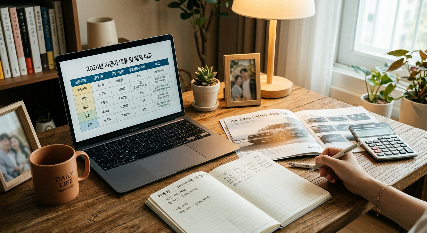 삼성카드 다이렉트 오토 대비 타사 금리 조건 비교표 자료