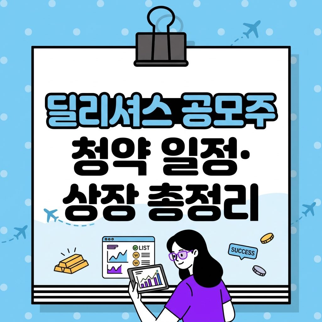 딜리셔스 공모주