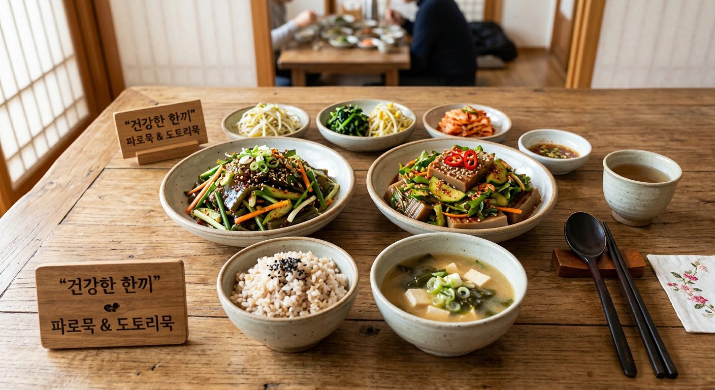 저칼로리 다이어트 식단으로 활용되는 파로묵 요리